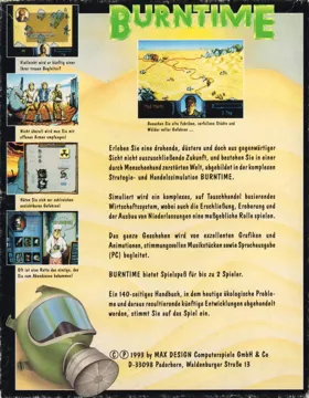 Burntime_DiskA box cover back