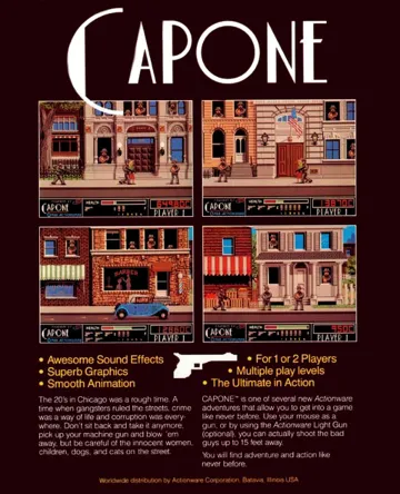 Capone box cover back