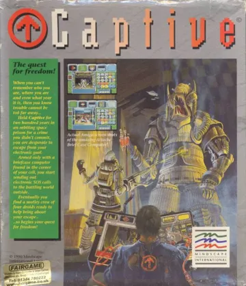 Captive box cover back