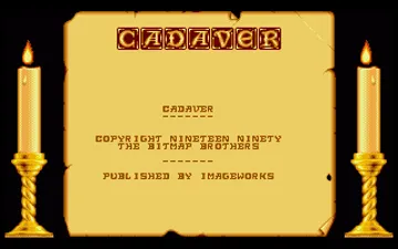 Cadaver_Disk2 screen shot title