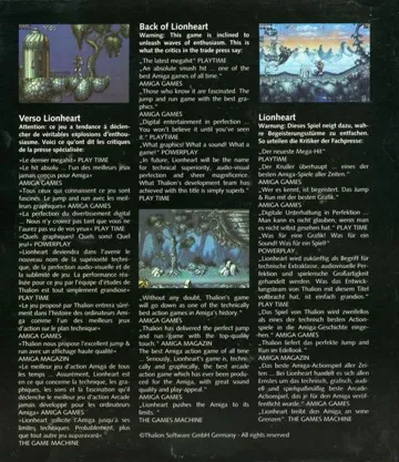 Lionheart_Disk2 box cover back