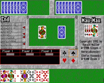 Mau-Mau screen shot title