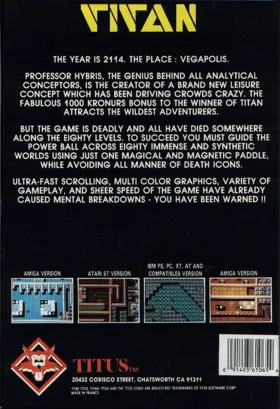Titan box cover back