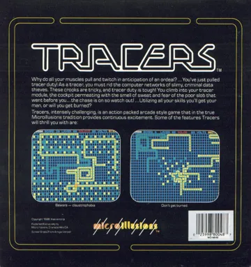 Tracers box cover back