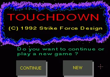 Touchdown_Disk1 screen shot title